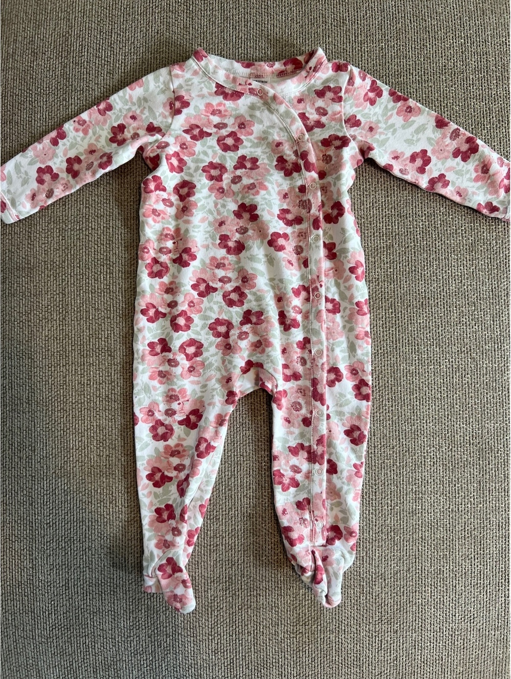Nordstrom Floral Footie Pjs